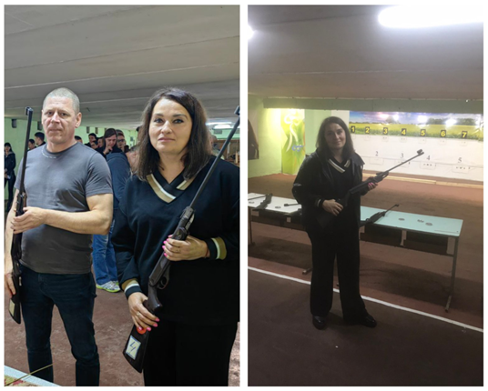 Соревнованиях по стрельбе среди организаций здравоохранения и образования Гомельской области